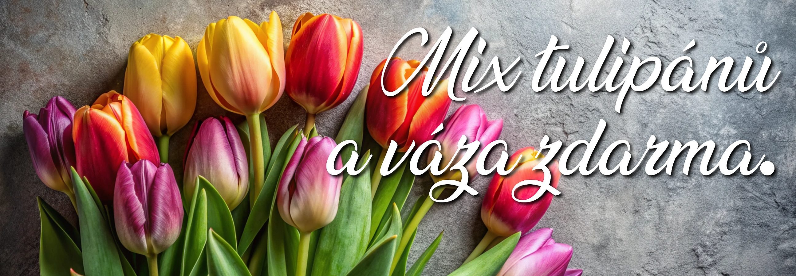 AKCE | Tulipány a váza zdarma AKCE | Tulipány a váza zdarma