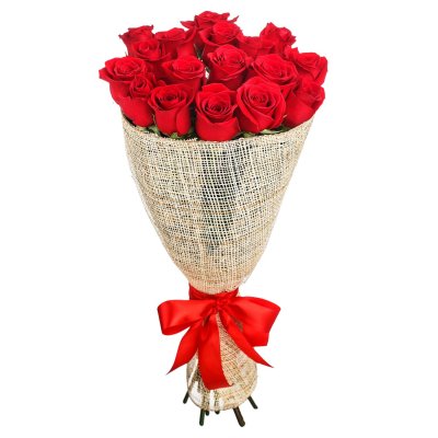 Pugét 15 červených růží Pugét 15 červených růží